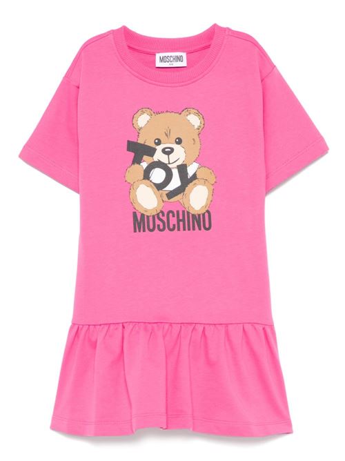 Abito bambina maniche corte MOSCHINO KID-TEEN | HDV0GBLCA1950533